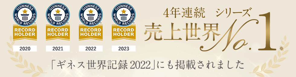 シリーズ売上世界No.1「ギネス世界記録2022」にも掲載されました